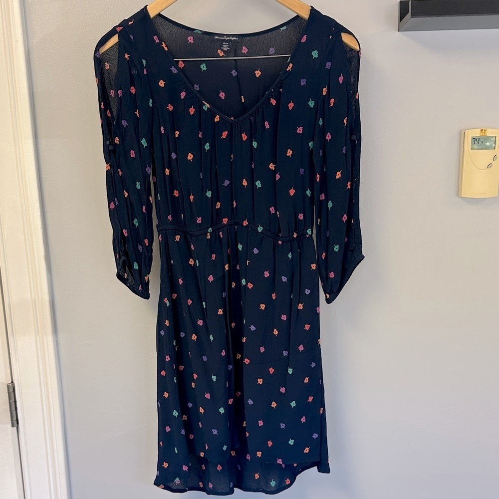 American Eagle Colorful Fall Dress